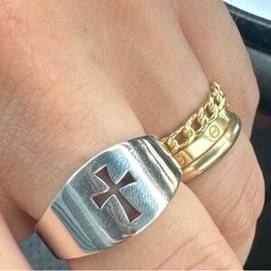 James Avery cross ring